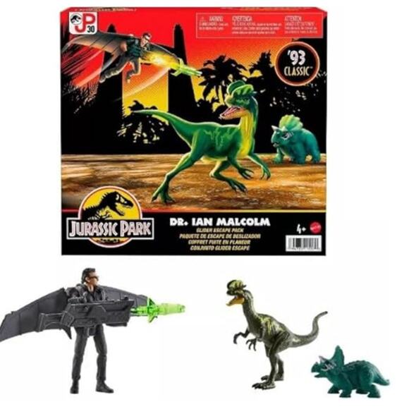 Jurassic World Park 93' Classic Dr. Ian Malcom - Glider Escape Pack - Picture 1 of 4